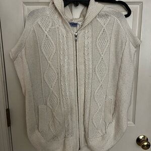 Cozy Beige Hooded Sweater